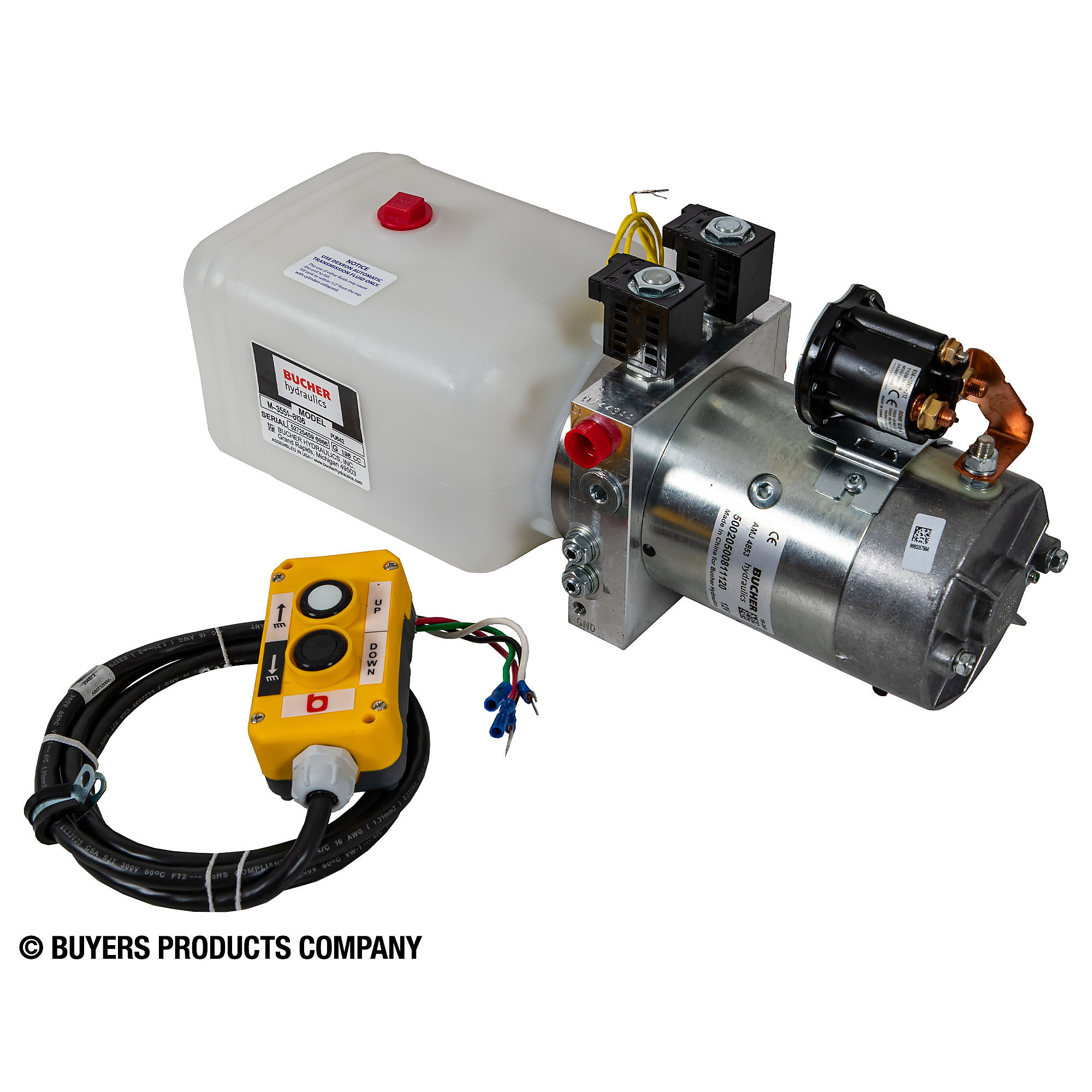 Buyers Products, 12V DC Power Unit, Max. PSI 2500 Max. RPM 0 Model# PU642